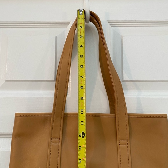 Coach Tan Leather Tote Bag - Picture 5 of 9